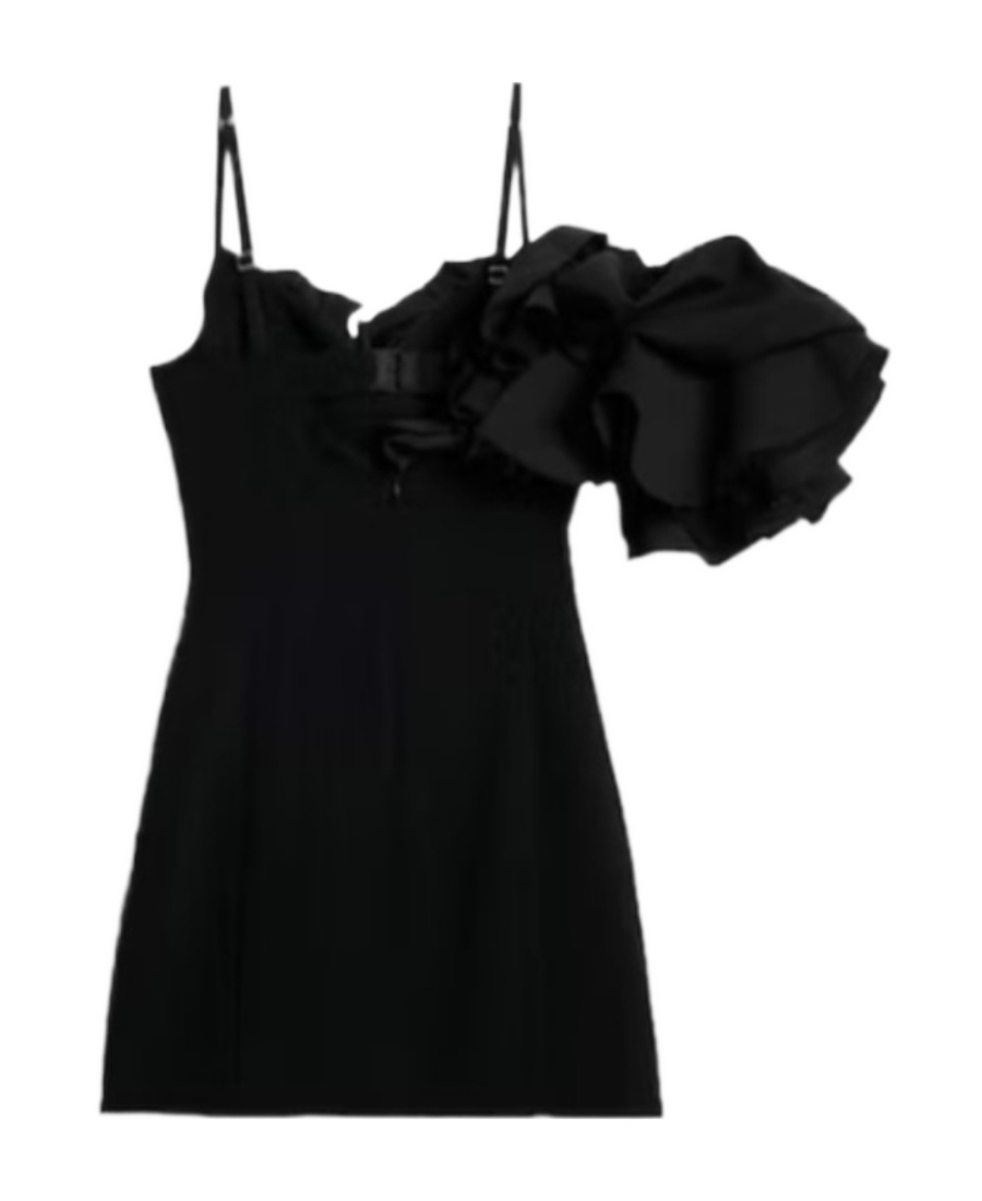 Shop Jacquemus La Robe Duna Minidress In Black