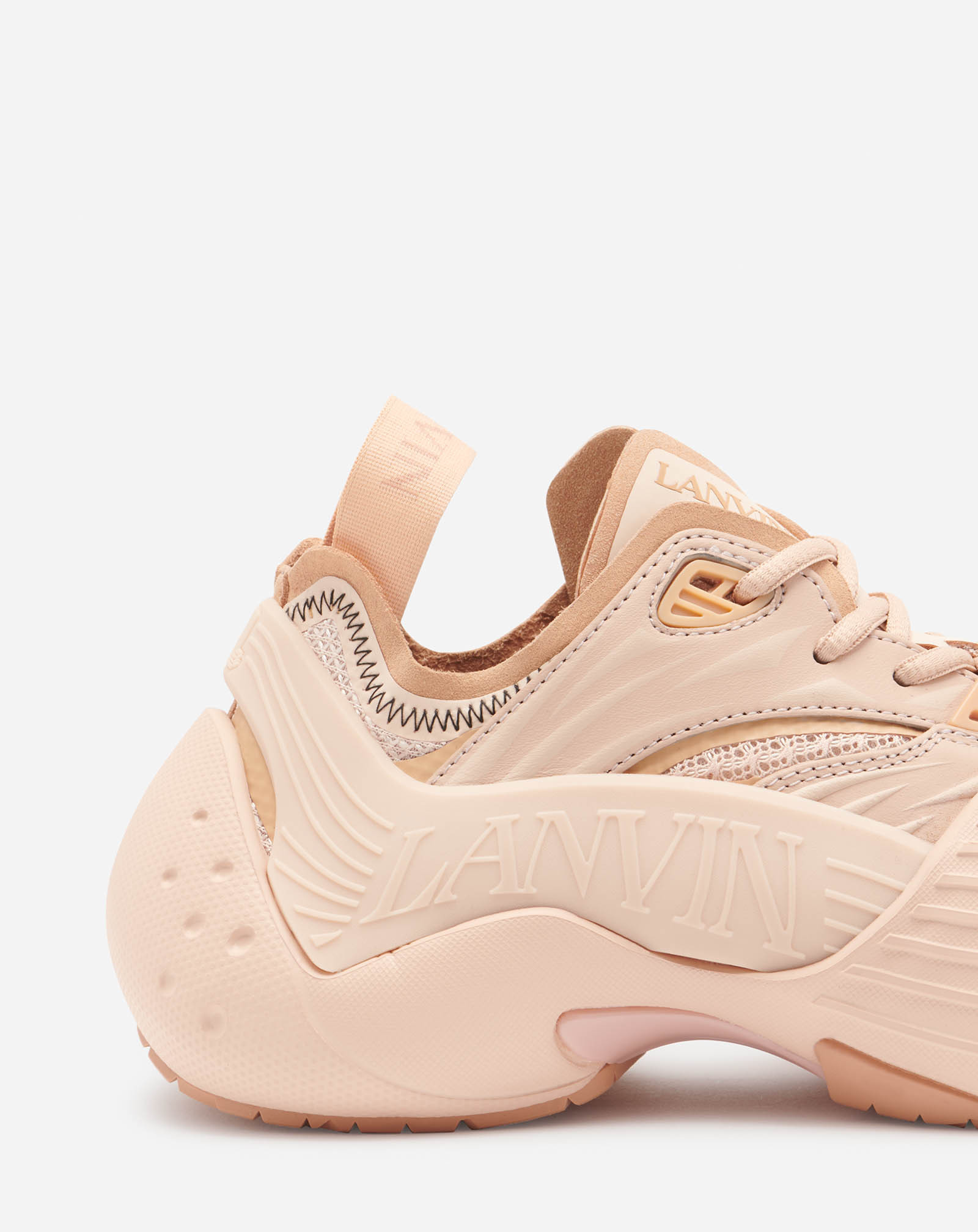 Lanvin Flash-x Low-top Sneakers In Nude