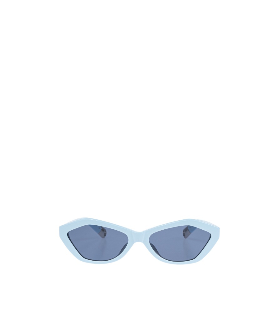 Jacquemus Bambino Geometric Sunglasses In Blue