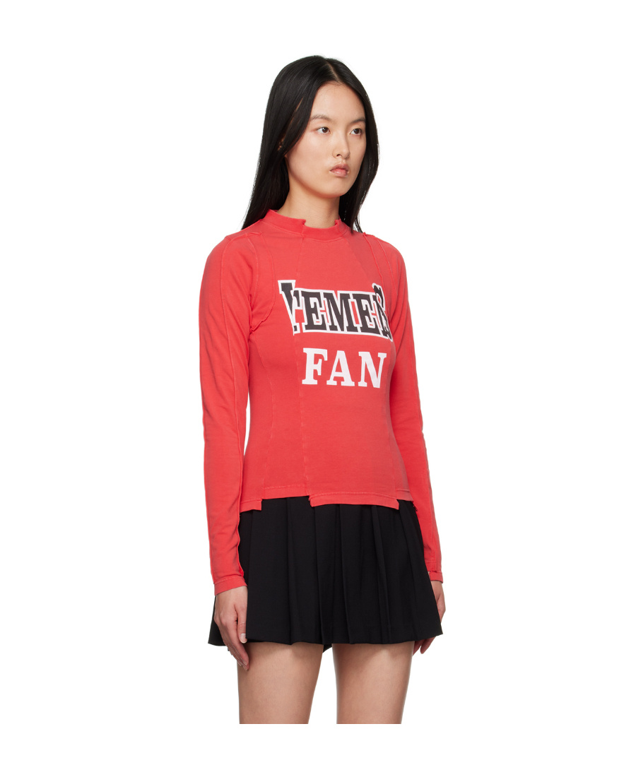 Vetements Plain Jersey T-shirt In Red