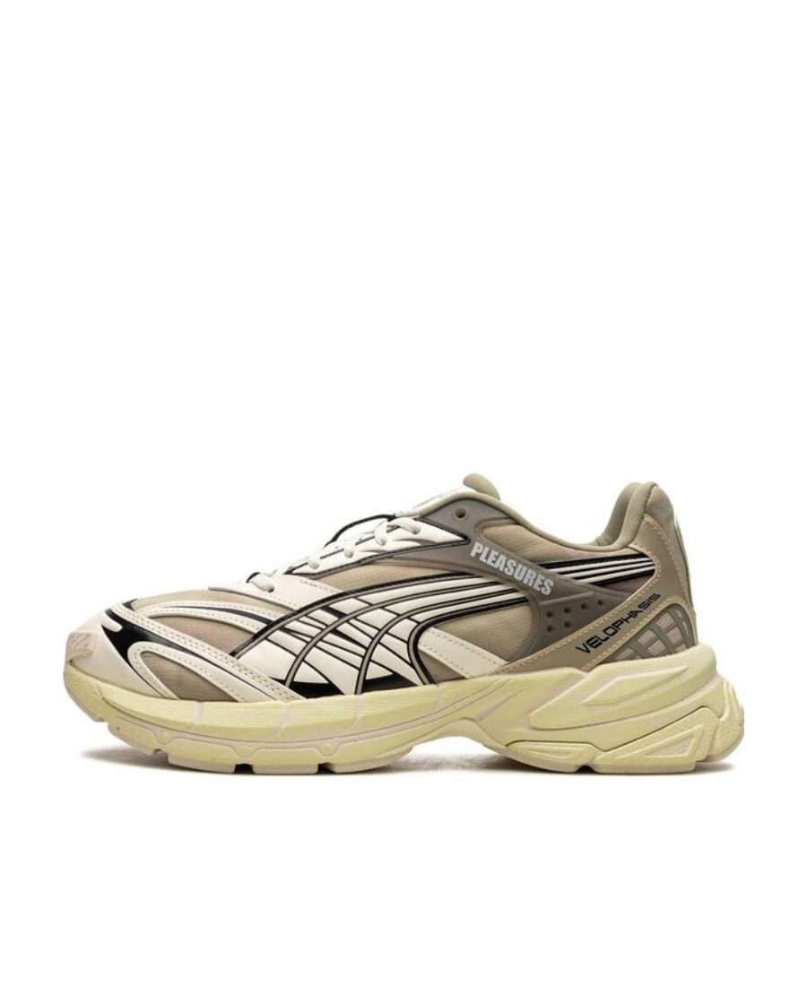 Puma Pleasures Velophasis Lace-up Sneakers In Nude