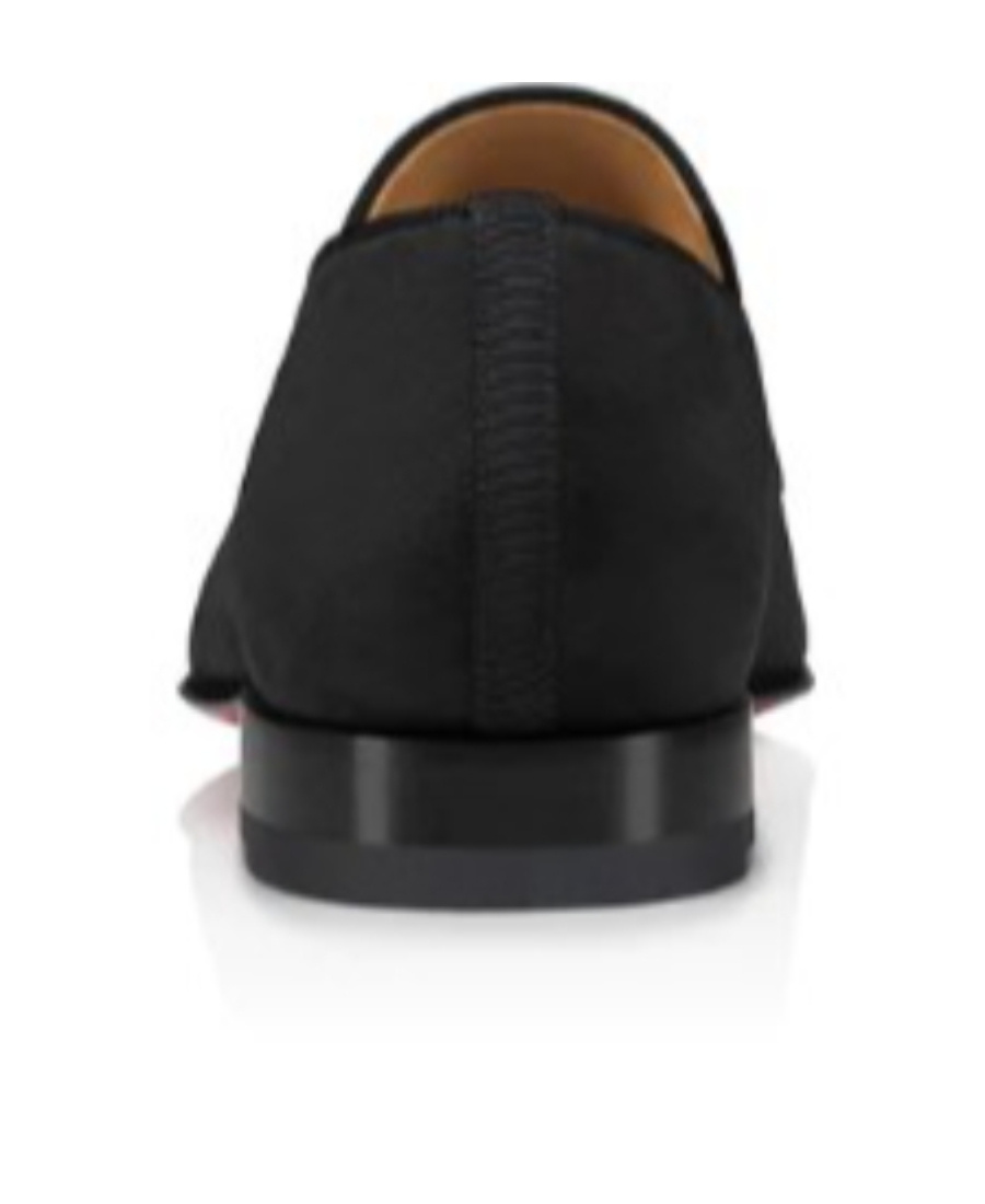 Christian Louboutin Equiswing Almond-toe Loafers In Black