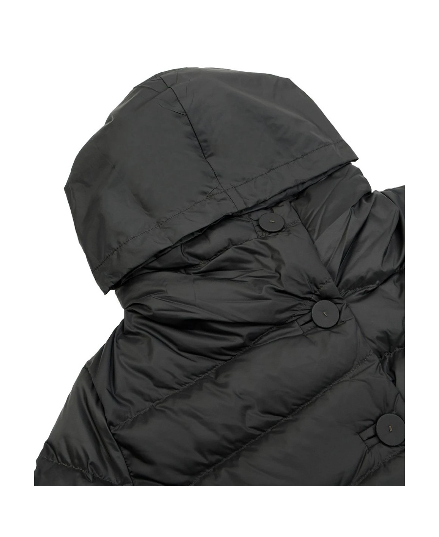Weekend Max Mara Logo Quilted Down Jacket In Black