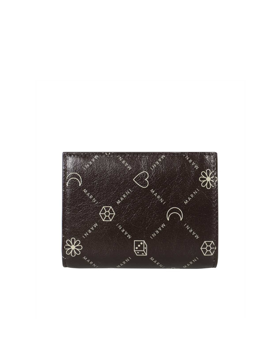 Shop Marni Folding Wallet In Black