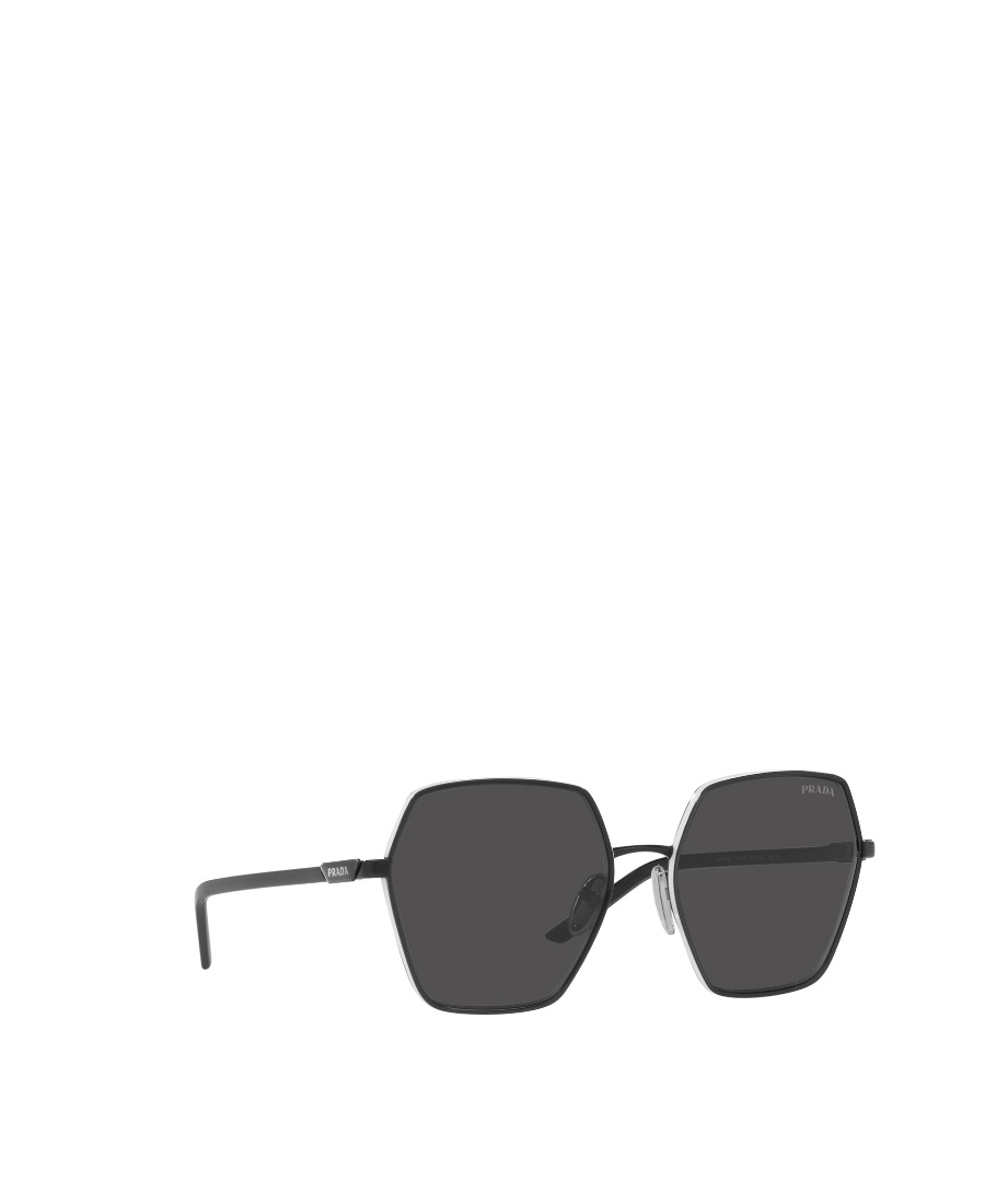 Prada Eyewear Square Frame Sunglasses In Black