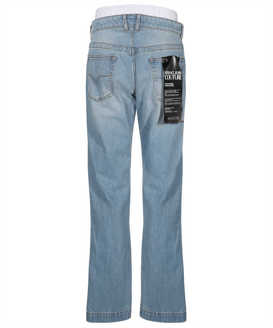 Versace Jeans Logo Jeans In Blue