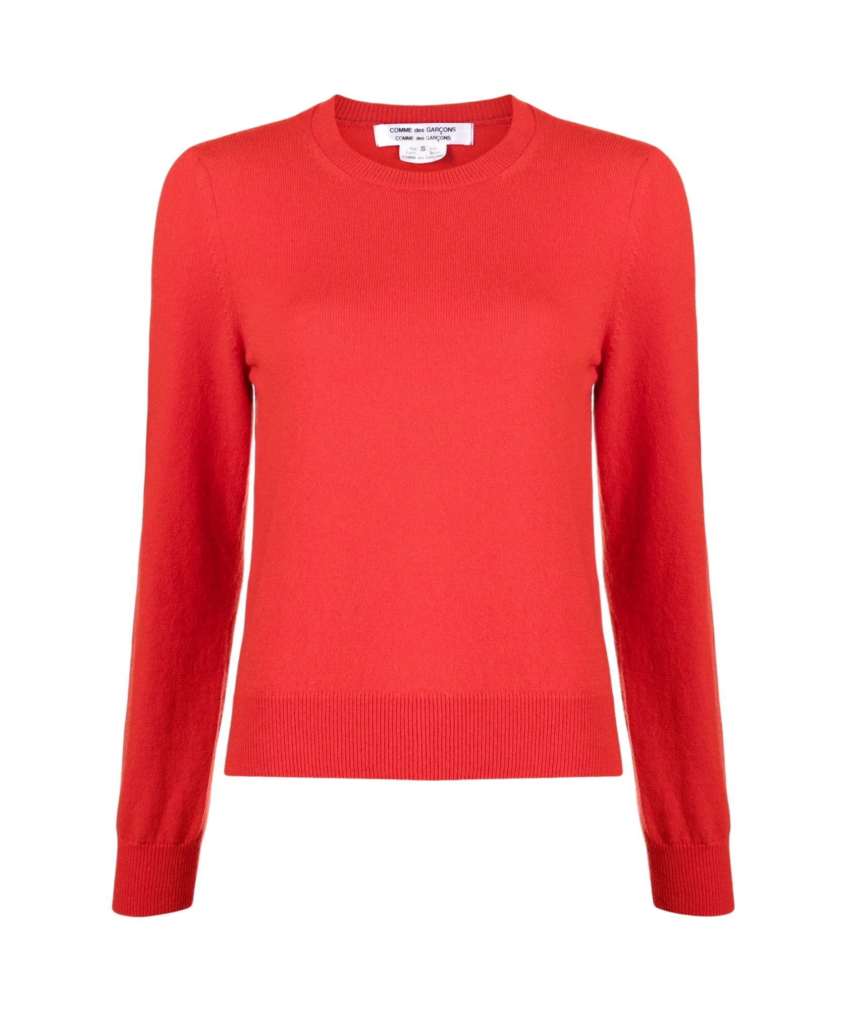 COMME DES GARÇONS ROUND-NECK CASHMERE JUMPER