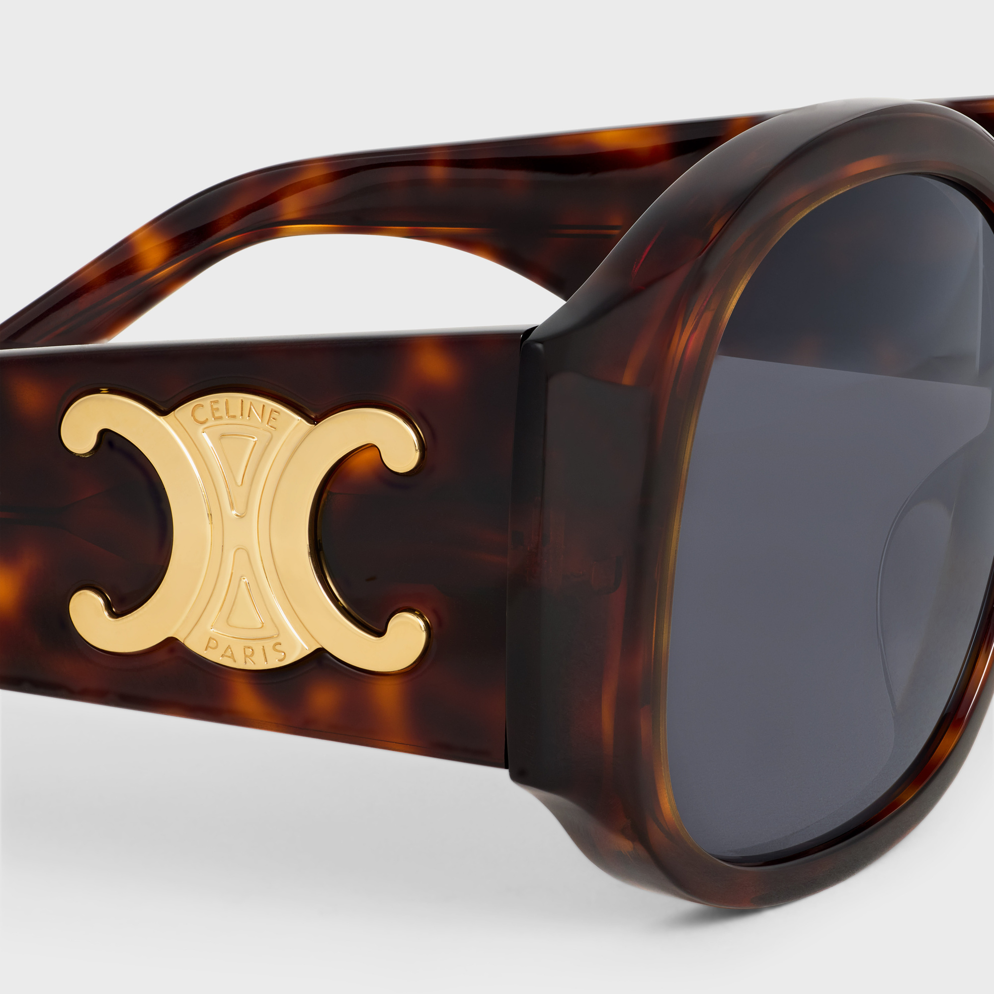 Celine Triomphe Xl02 Sunglasses In Gray