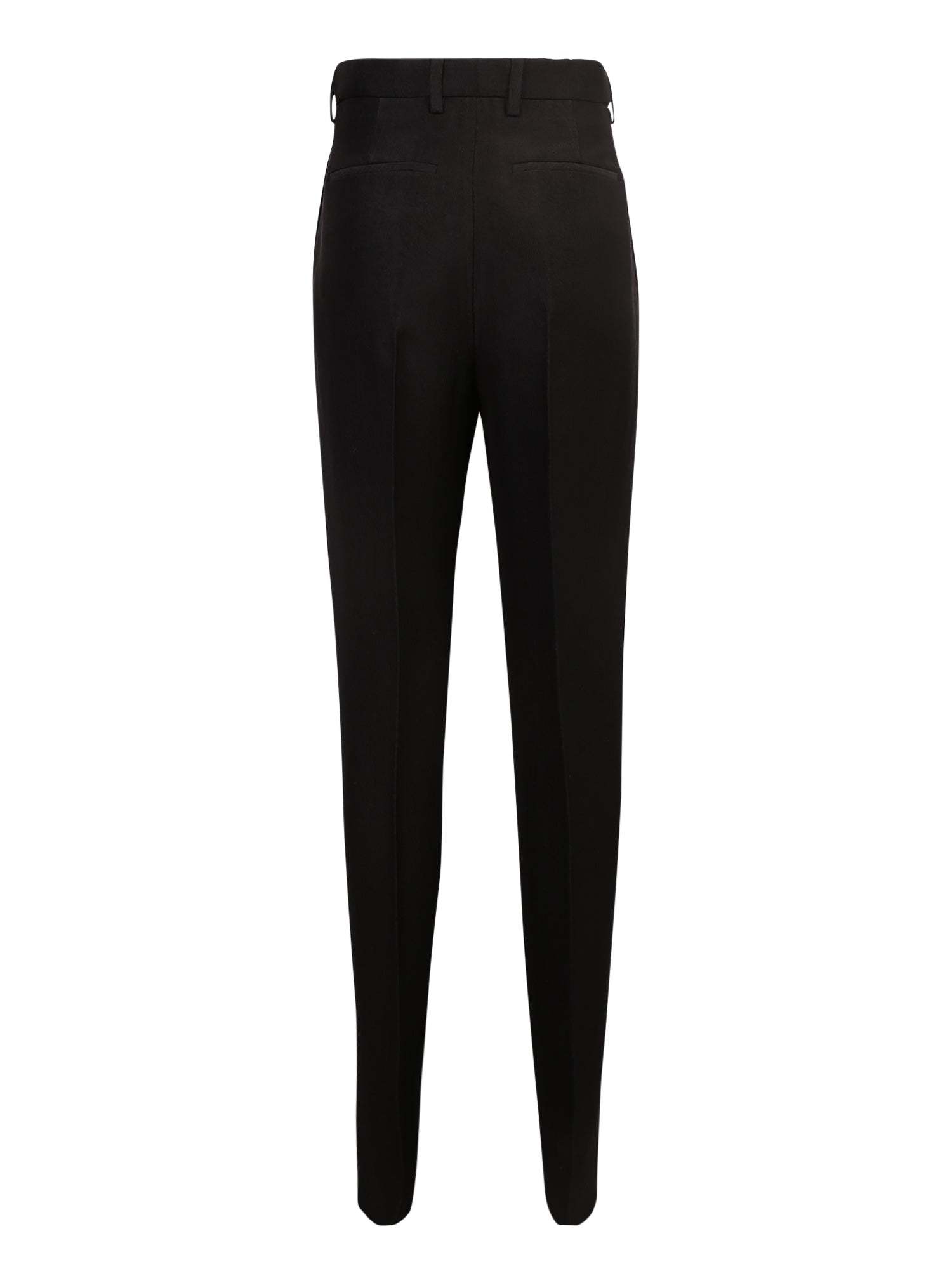 Msgm Straight Trousers In Black
