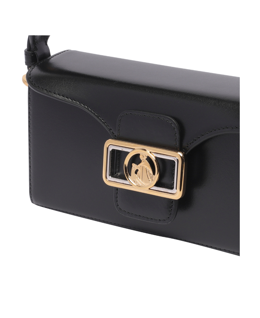 Shop Lanvin Flip Shoulder Bag In Black