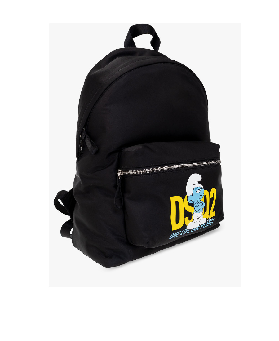 Dsquared2 Logo-print Backpack In Black