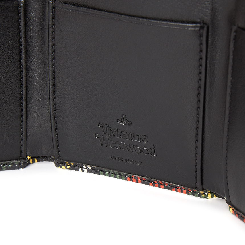 Vivienne Westwood Tartan-print Orb Wallet In Multi