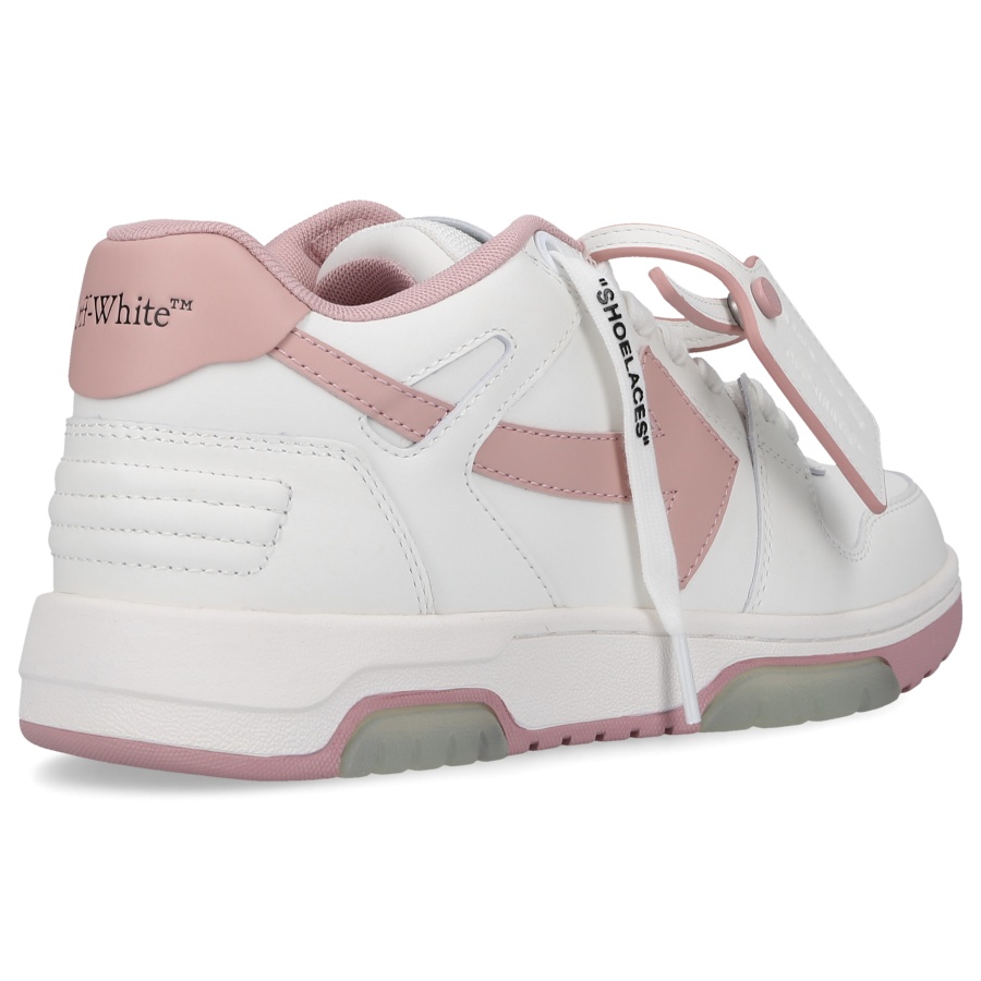 Off-white Women Pink Out Of Office Sneakers In White