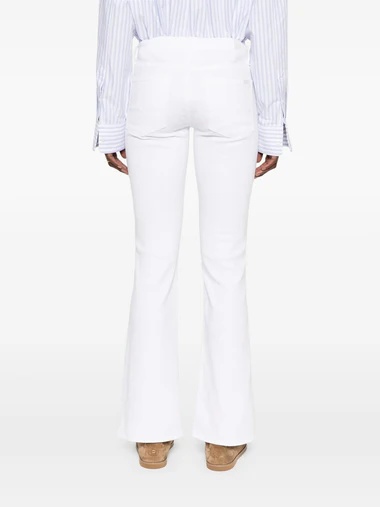 7 For All Mankind Bootcut Jeans In White