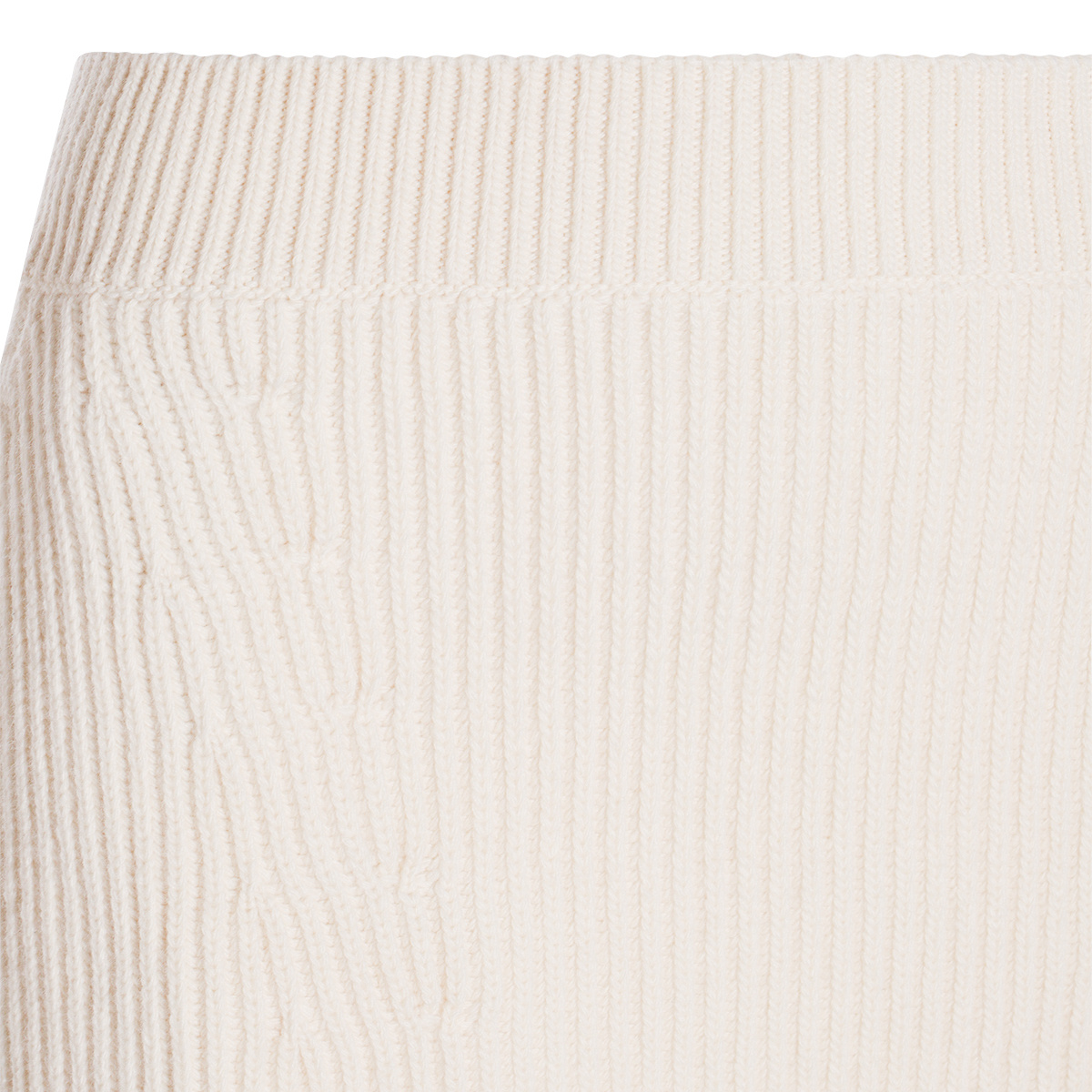 Jil Sander Ribbed Texture Elastic Waistband Skirts