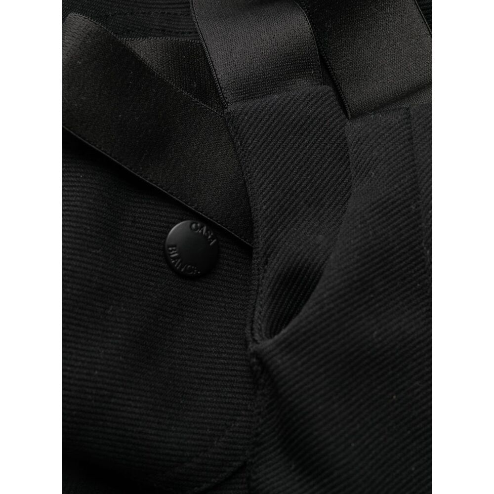 Casablanca Belt Loop Belt Casual Pants In Black