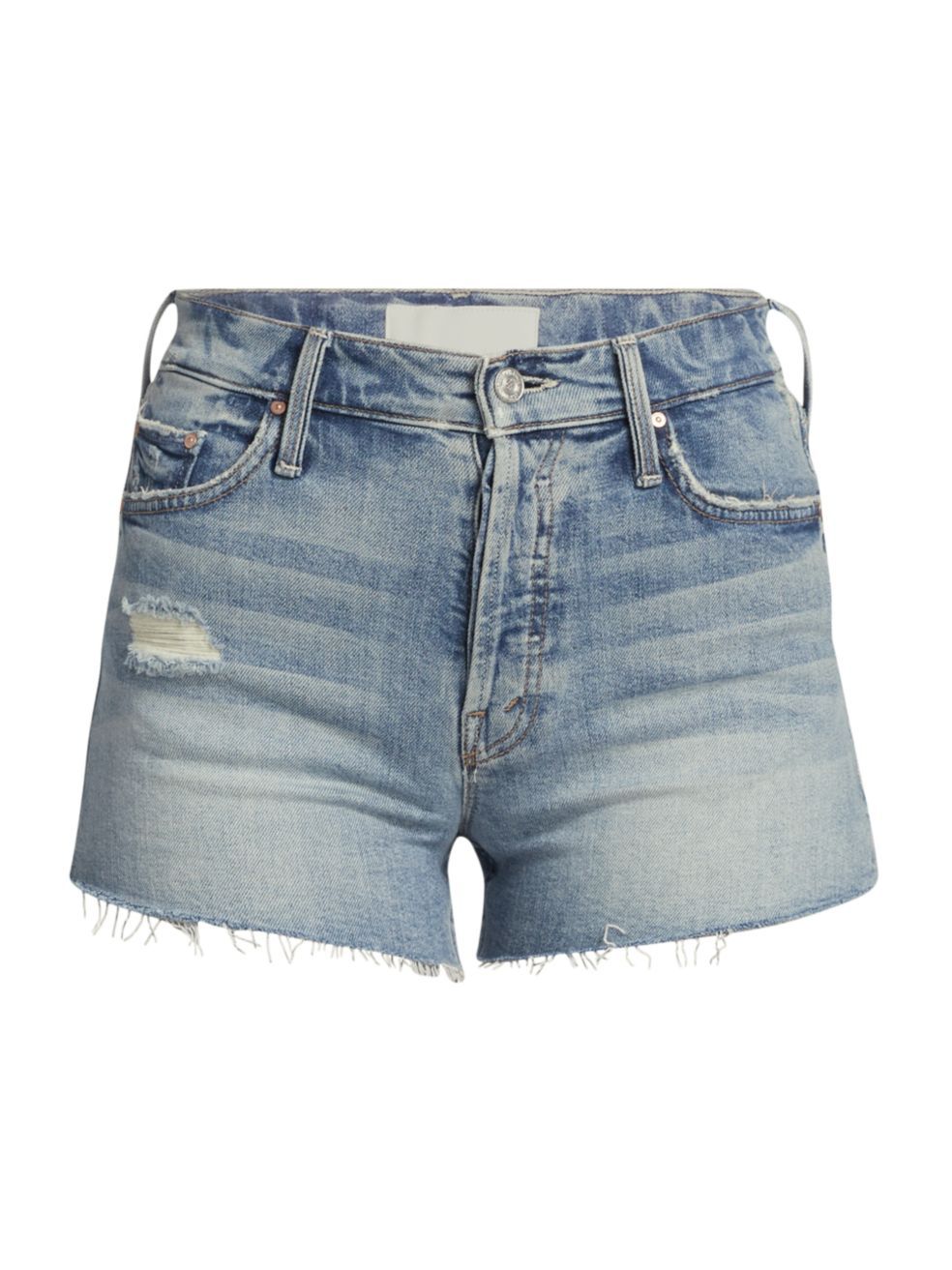 MOTHER WORN DENIM SHORTS