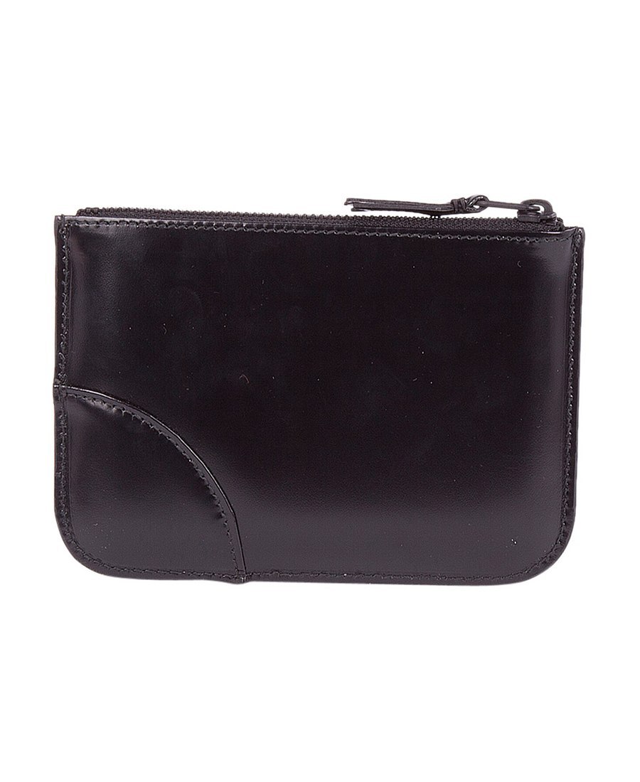 Comme Des Garçons Leather Wallet In Black