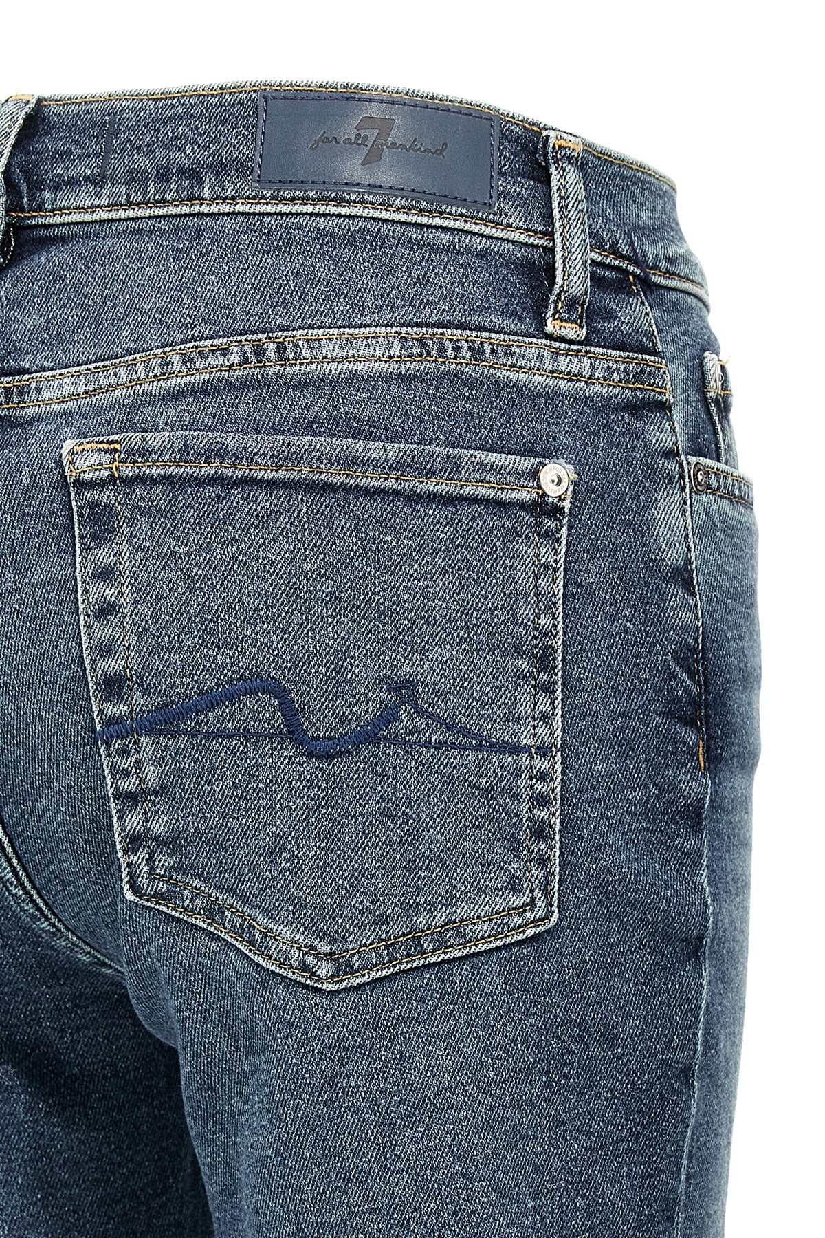 7 For All Mankind Daisy Bootcut Jeans In Blue
