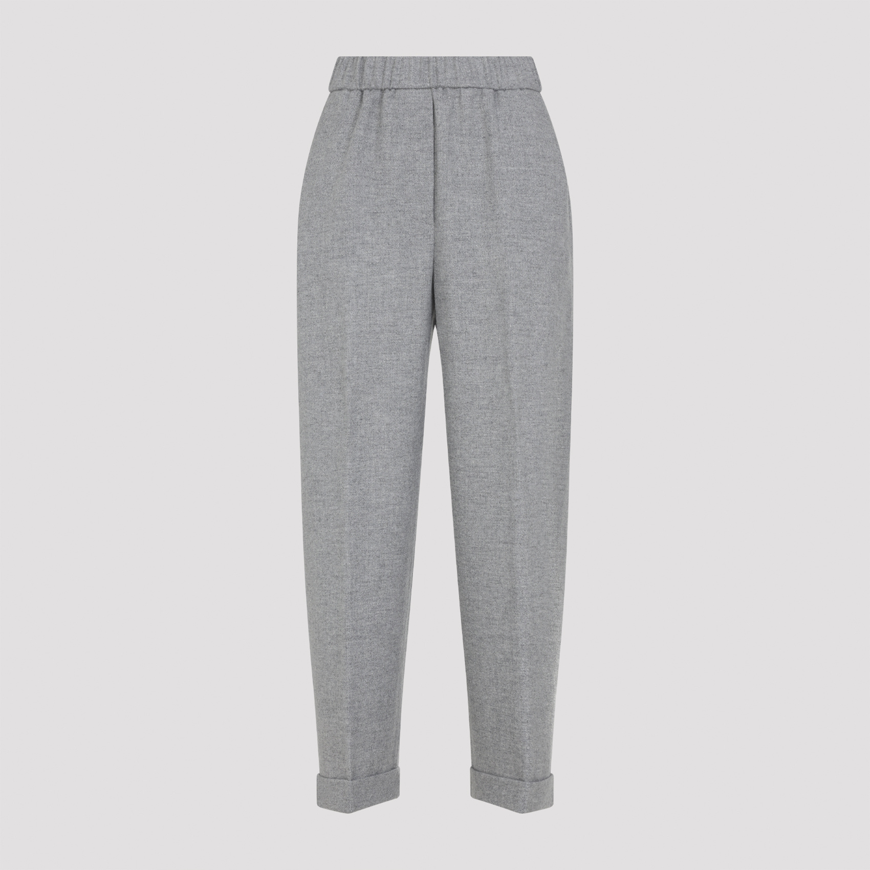 Peserico Punto Luce-trim Trousers In Gray
