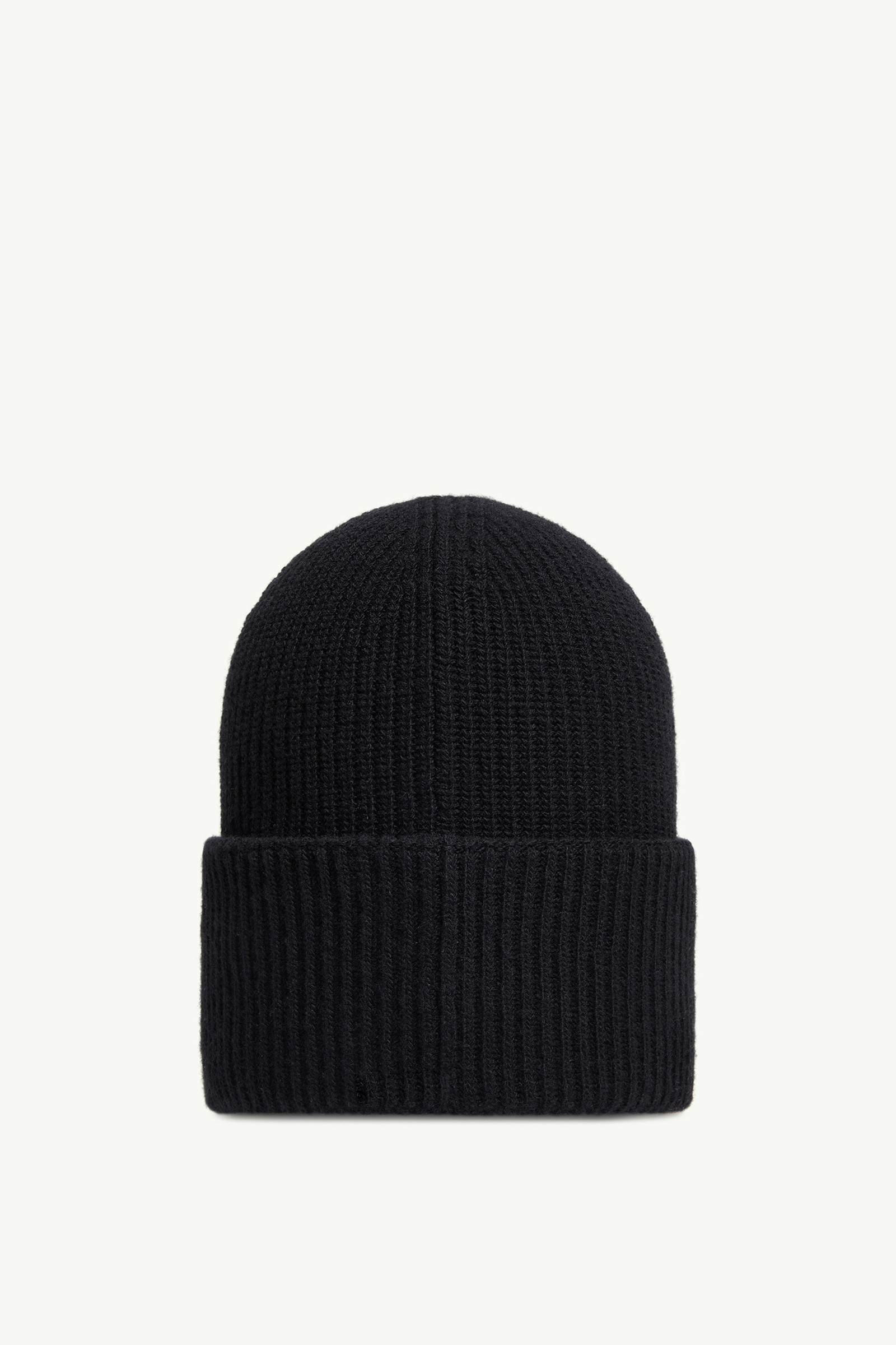 Moncler Women Beanie Wool And Cashmere Hat In Black
