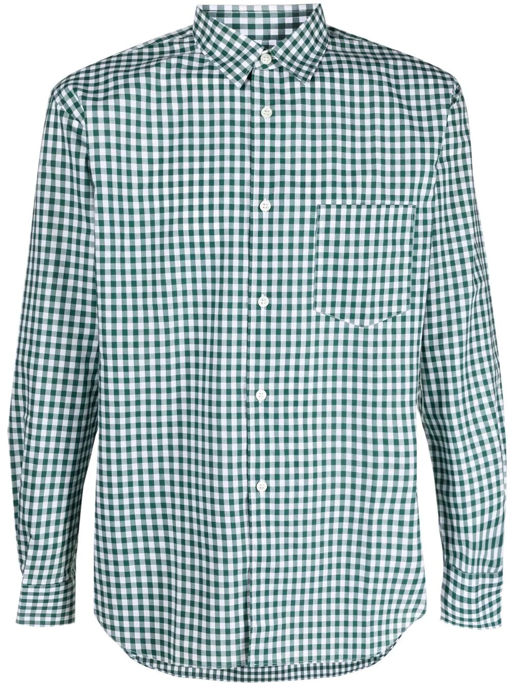 Comme Des Garçons Check-print Cotton Shirt