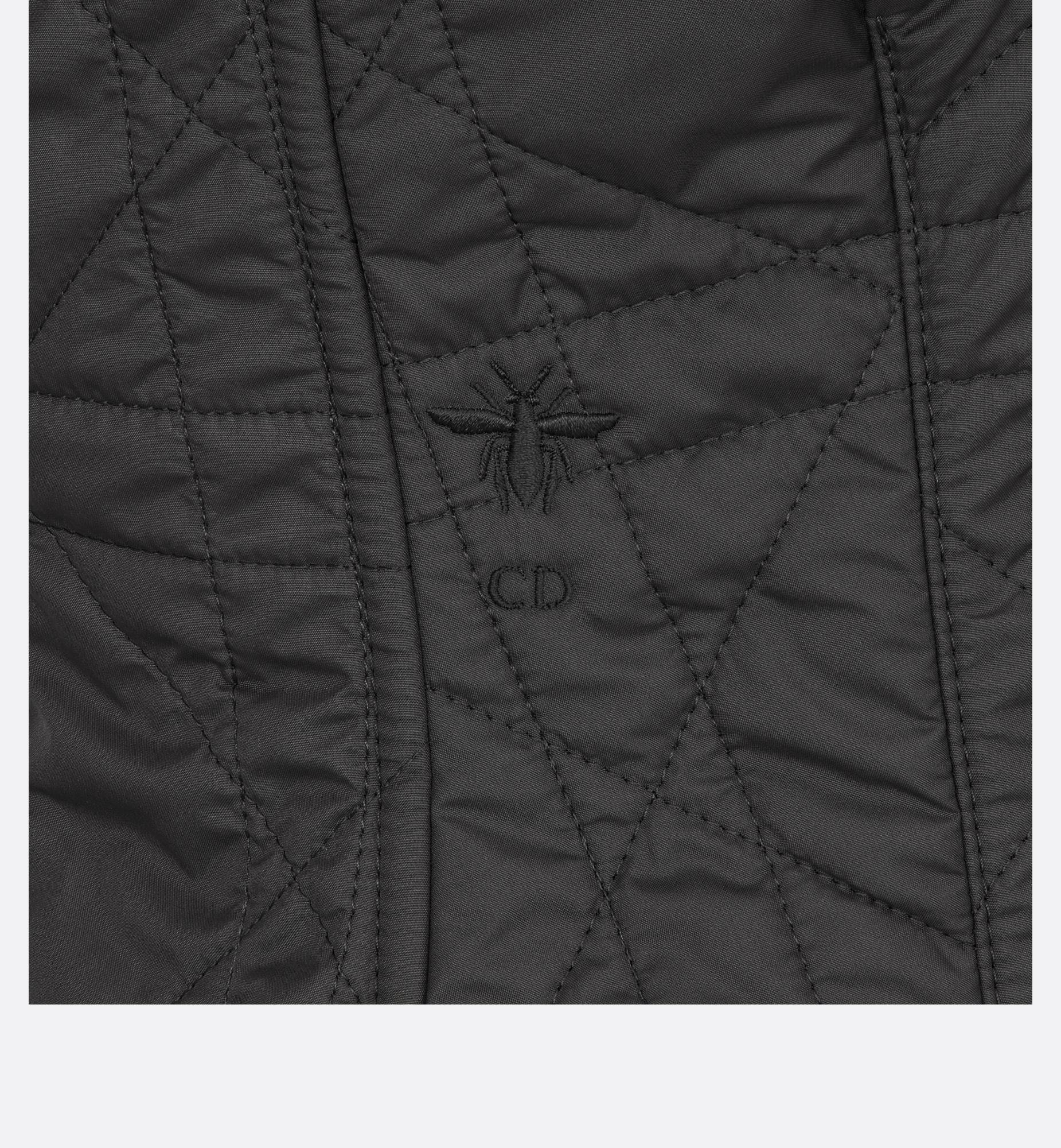 Shop Dior 2-in-1 Jacket With Puff Sleeves In Black