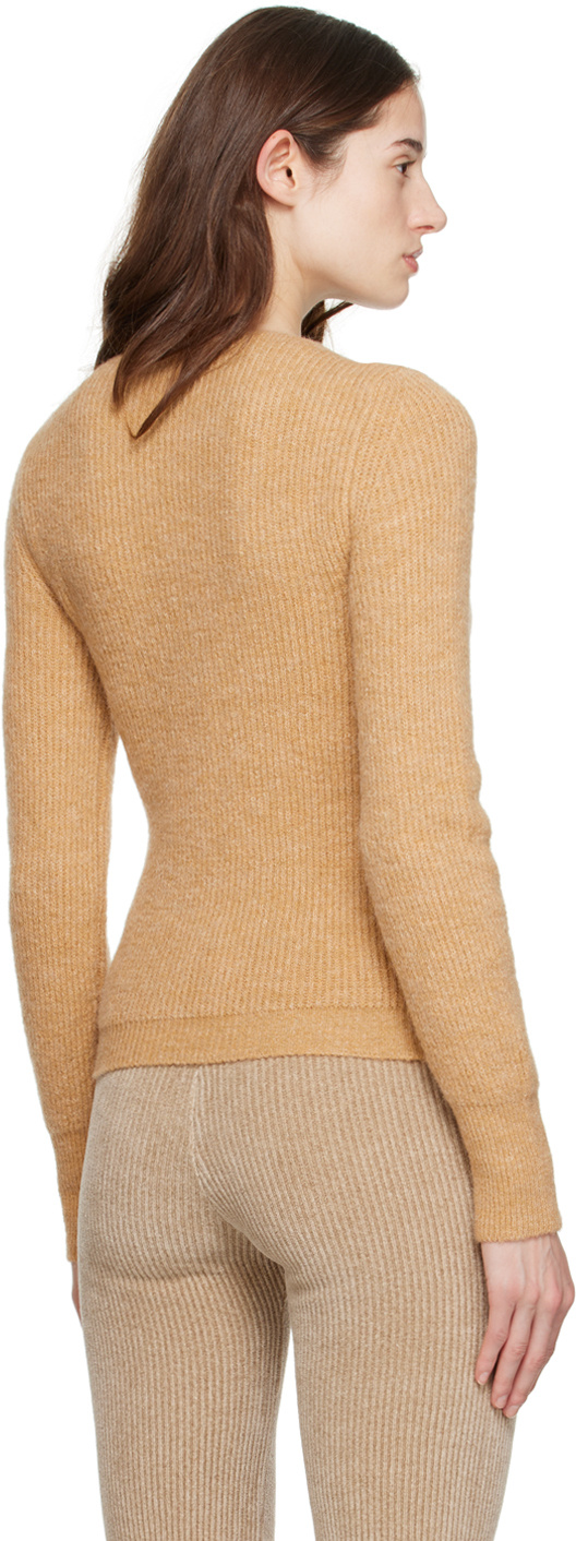 Shop Jacquemus Le Papier Series Sweaters In Nude