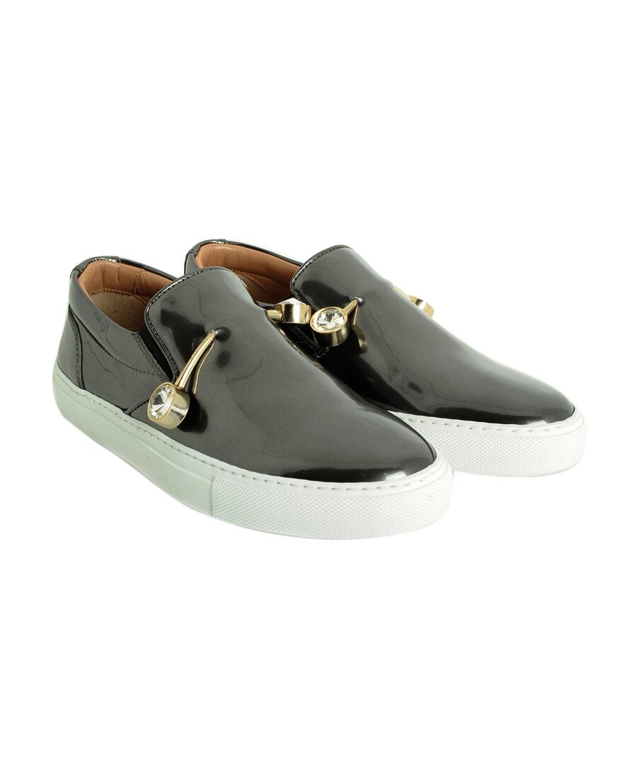 Coliac Metal Fittings Flat Shoes In Black