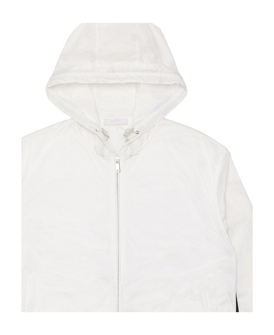 Prada Long-sleeved Casual Jacket In White