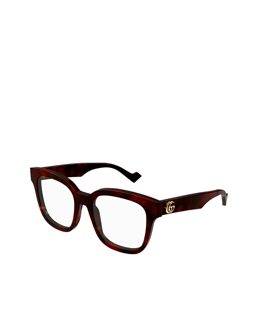 Gucci Square Frame Optical Glasses In Brown