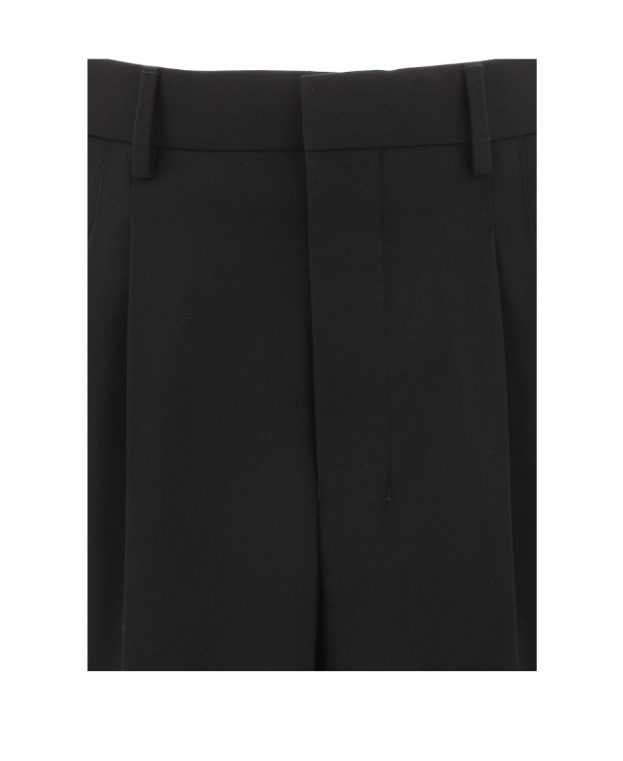 AMI ALEXANDRE MATTIUSSI TAPERED TURN-UP TROUSERS
