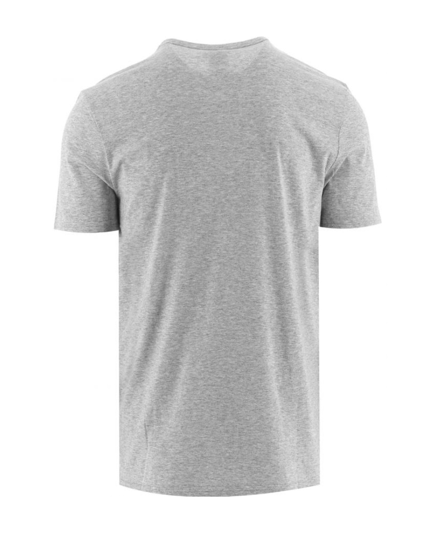 Hugo Boss T-shirt With Round Neck And Short Sleeves In Gray