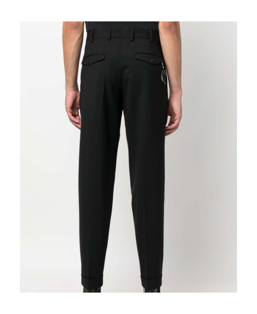 Pt Torino Pt01 Virgin Wool Tailored Pants In Black