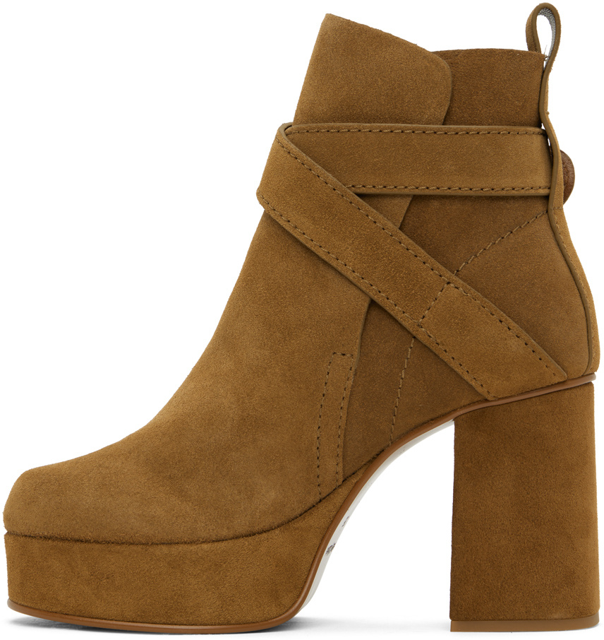 See By Chloé Tan Lyna Boots In Brown