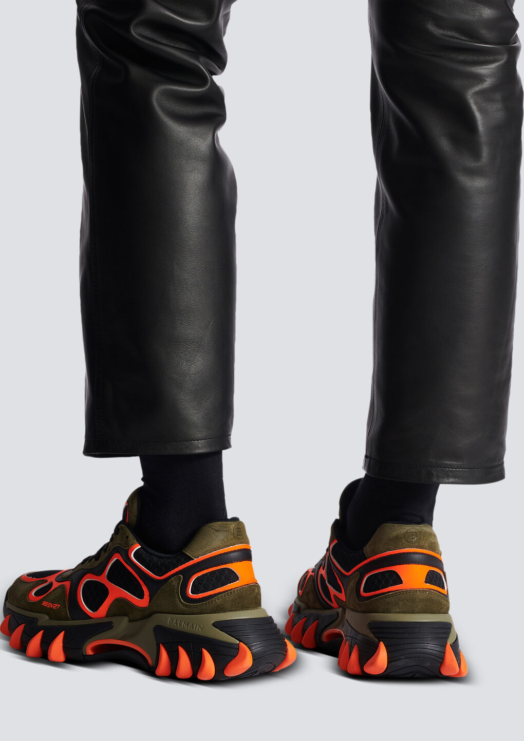 Balmain B-east Chunky Sneakers In Black