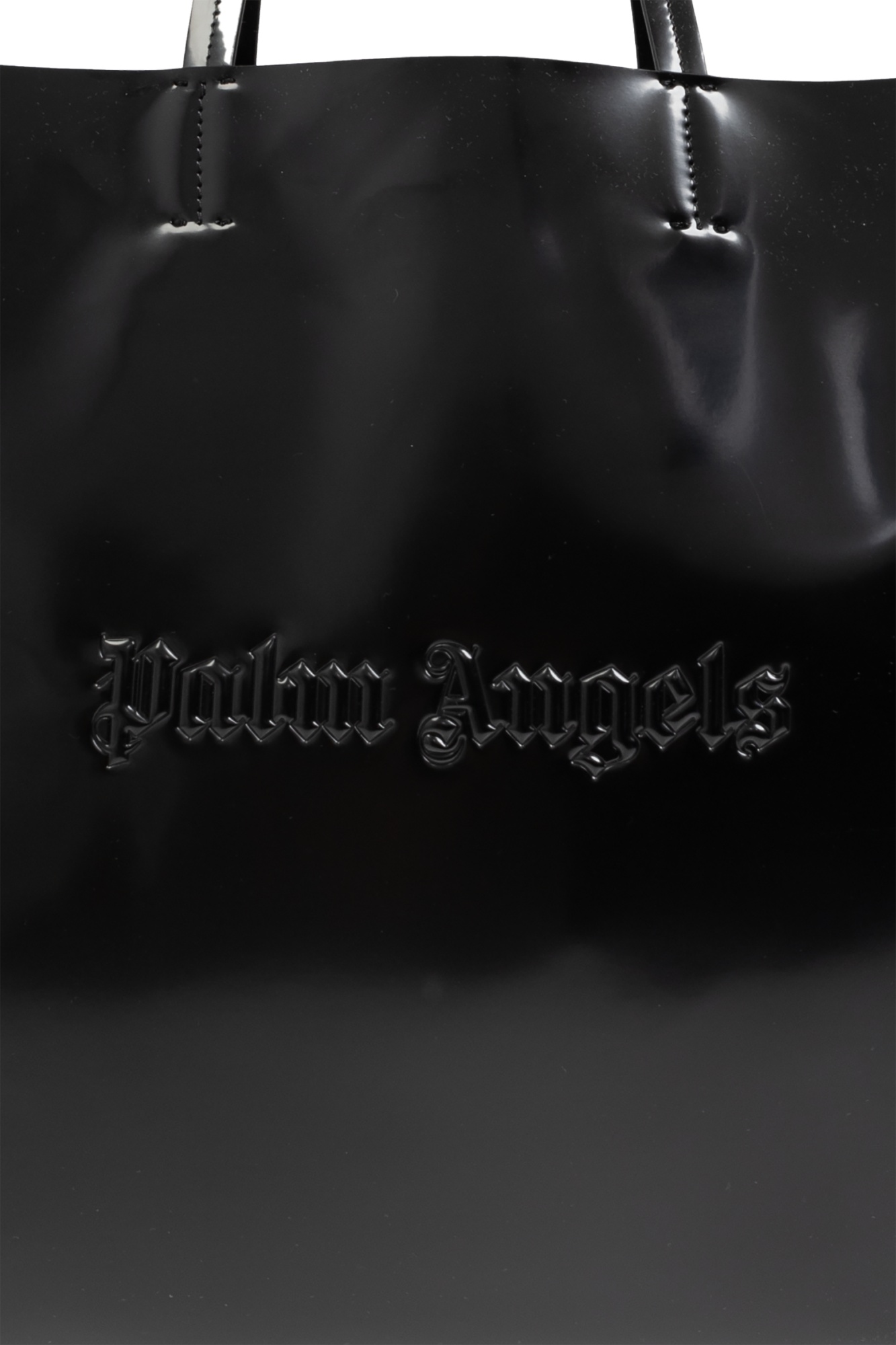 Palm Angels Logo-embossed Tote Bag In Black