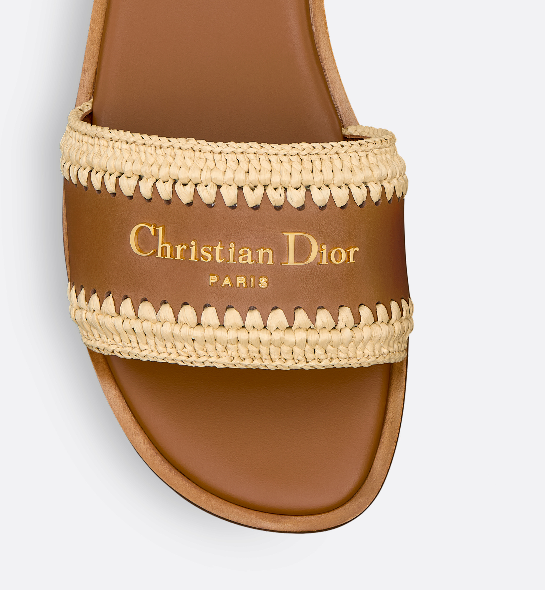Dior Iviera D-lane Slide In Brown