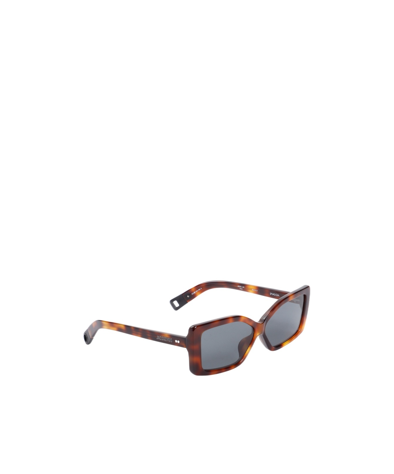 Jacquemus Rectangle Frame Sunglasses In Gray