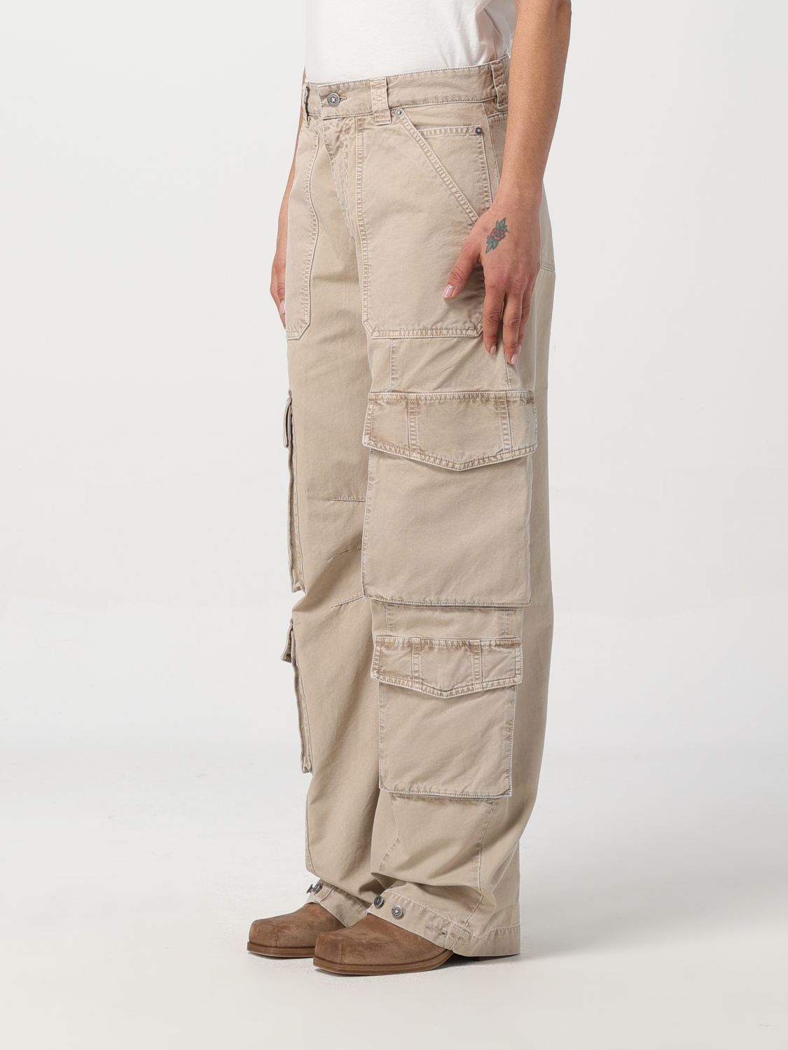 Golden Goose Pants  Woman Color Beige In Gray