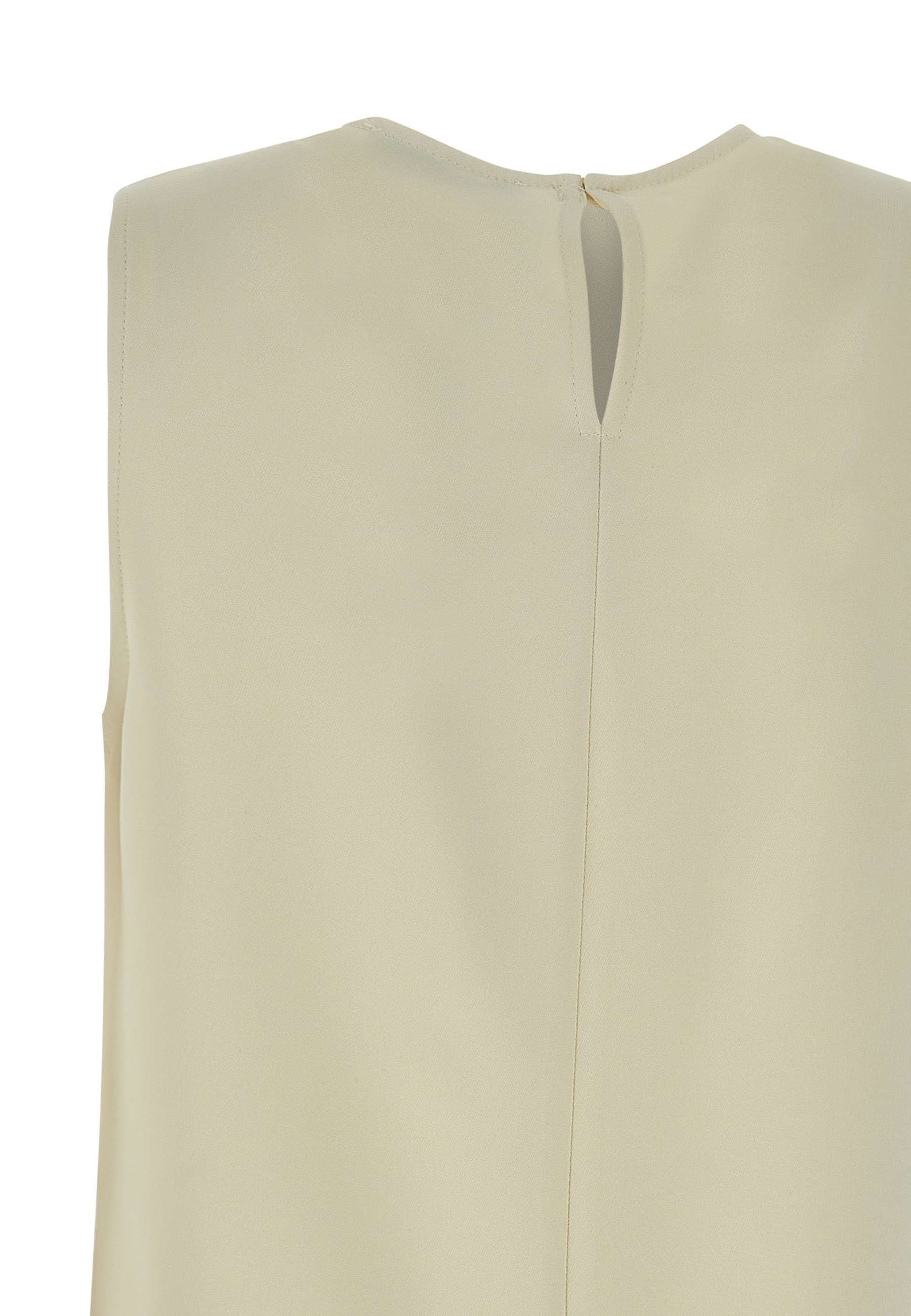 Kaos Fringe-detail Sleeveless Top In Neutral