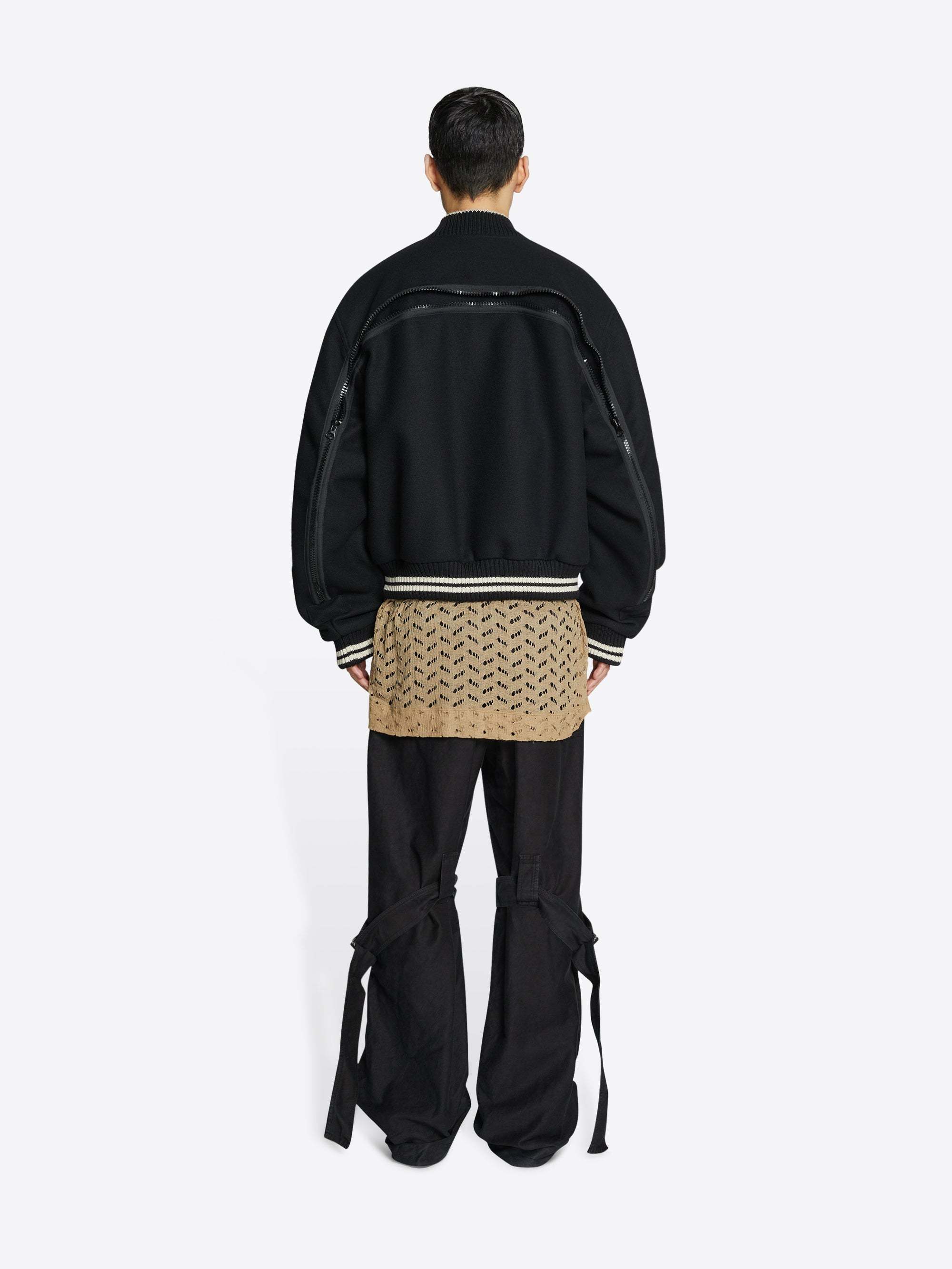 Dries Van Noten Long-sleeved Casual Jacket In Black