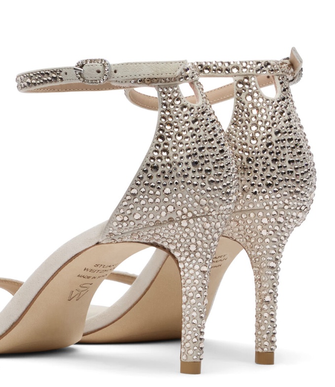 Stuart Weitzman Ankle Strap Sandals In Nude