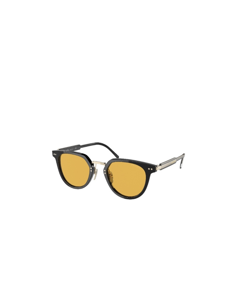 Prada Round Men's Sunglasses, Pr 17ys In Yellow