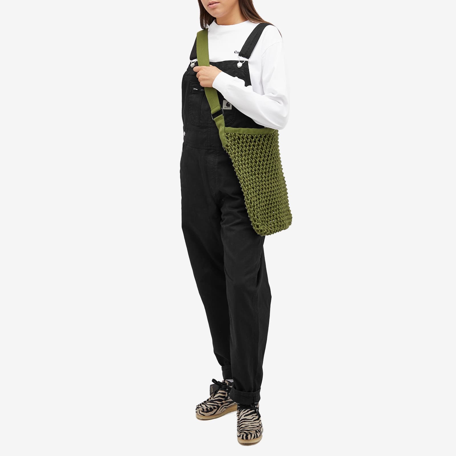 Carhartt Wip Women Straight Bib Overalls In Black