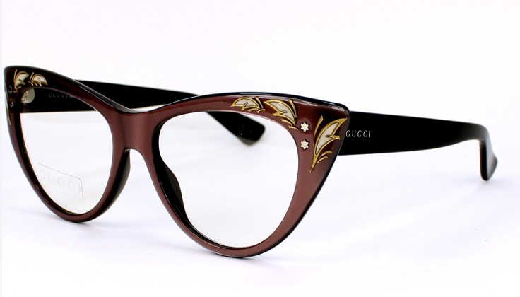 Gucci Logo Detail Flat Lens In Red