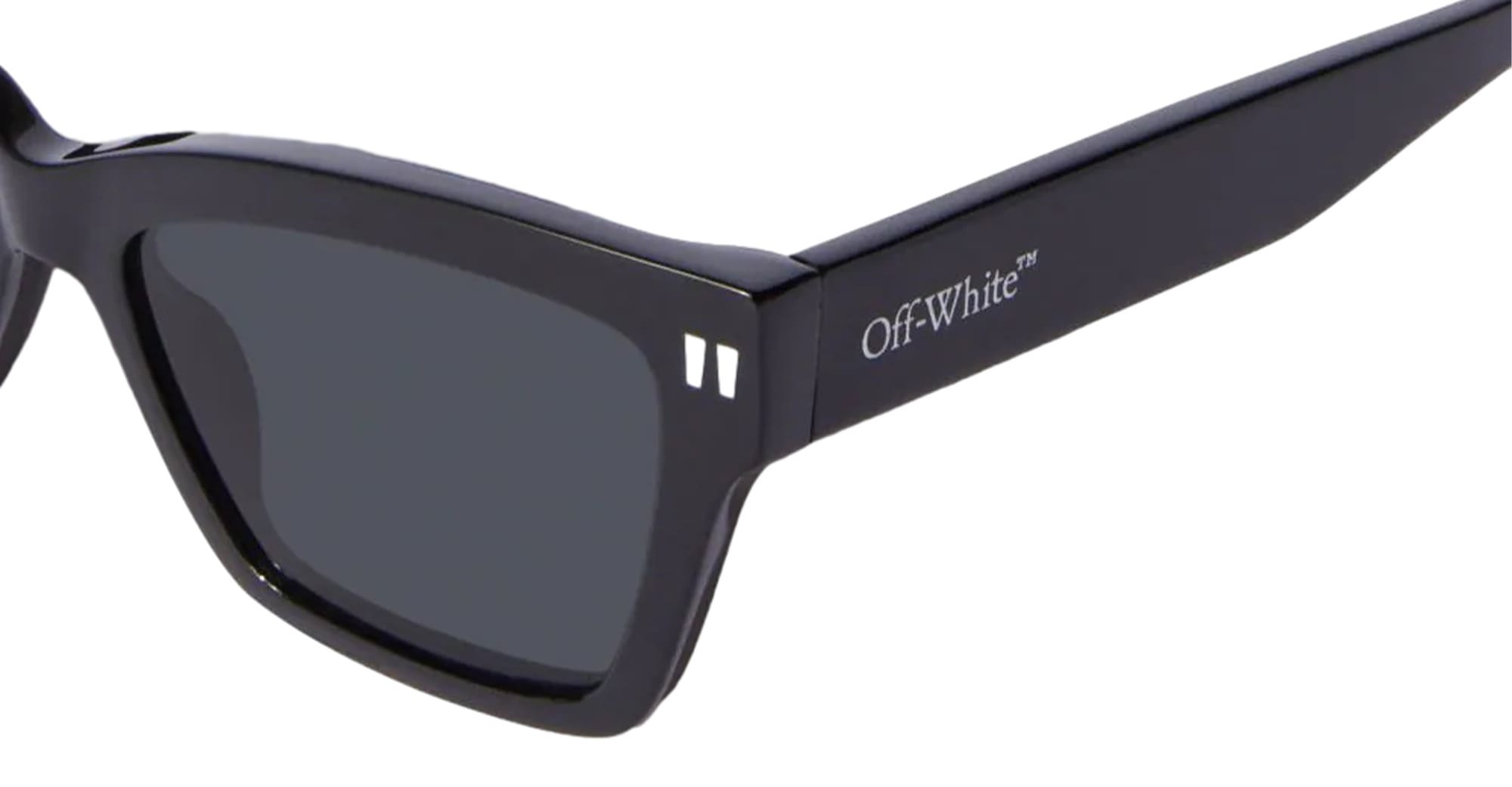 Off-white Cincinnati Rectangle-frame Sunglasses In Black