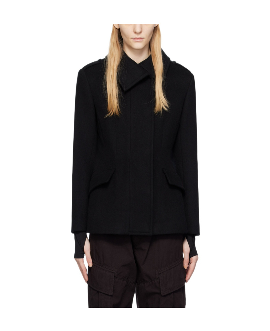 Mackage Long-sleeved Pocket Casual Jacket In Black
