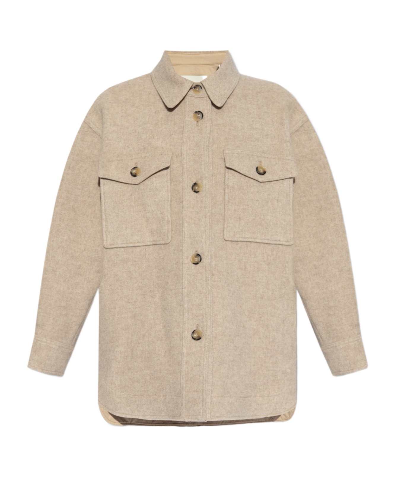Isabel Marant Harveli Buttoned Jacket In Nude