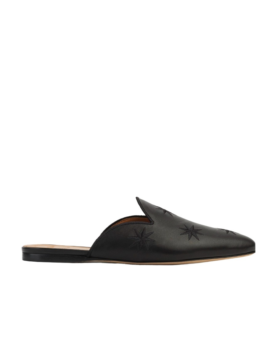 Chloé Pointed Muller Shoes In Black